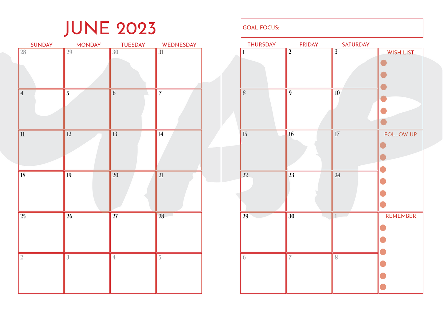 The Day Player: 2023 Loose Leaf Day Planner